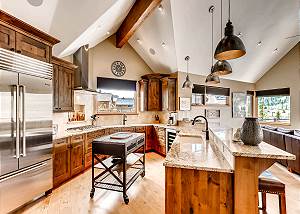 Custom gourmet kitchen