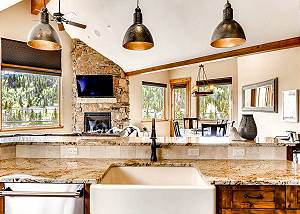 Looking out from kitchen