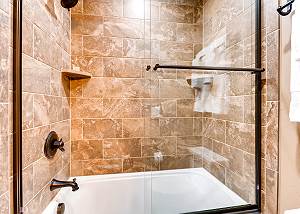 Jack and Jill tub/shower