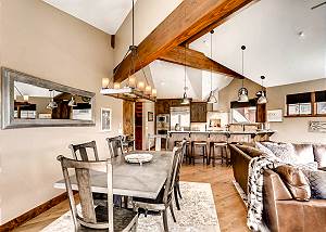 Dining looking to kitchen