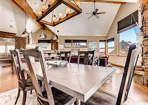 Dining looking to living area