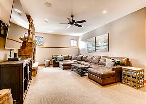 Spacious lower den