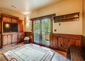 Mudroom to back patio