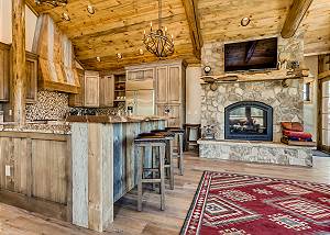 Enjoy radiant heat by fireside