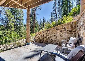 Lower patio