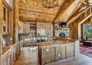 Fully stocked kitchen