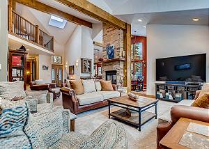 Living room looking to dining