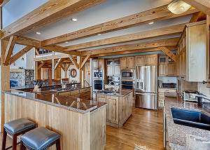 Gourmet kitchen,