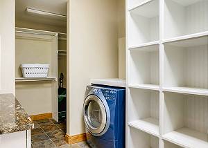 Plenty of storage for everyone's gear in the mudroom -