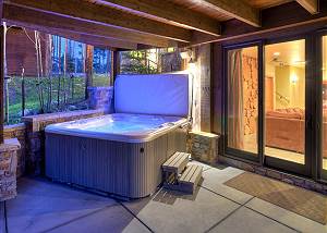 Private Hot Tub on Lower Level