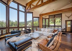 Enjoy panoramic mountain views