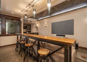 Bar-style seating