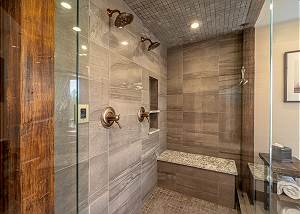 Dual head steam shower
