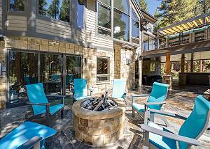 Heated Patio with fire pit