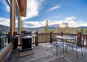 Deck off of the kitchen