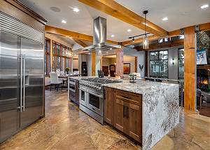 The newly updated Gourmet Kitchen