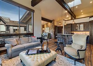 Living Area opens up to the Kitchen
