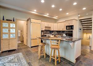 Kitchen with island