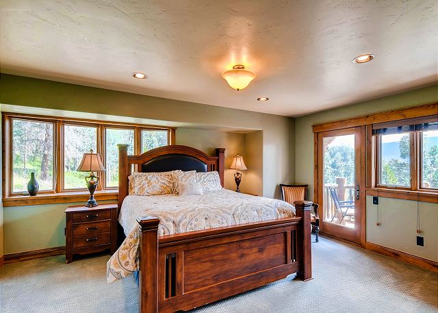 - sleeps 2 in king bed, ensuite bath and private balcony