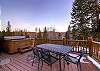 Deck with Hot Tub and outdoor seating