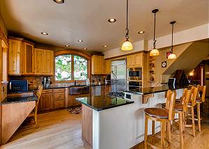 Fully stocked kitchen