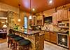 Fully stocked wet bar