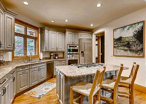 Fully stocked kitchen