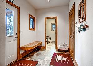 Entrance from Garage -
