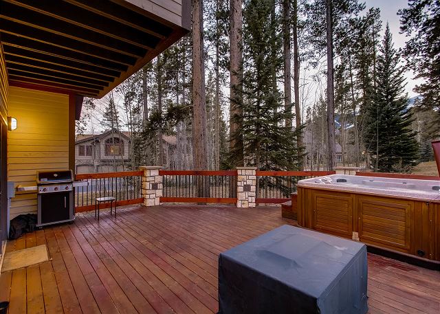 Private hot tub for relaxing any time, day or night