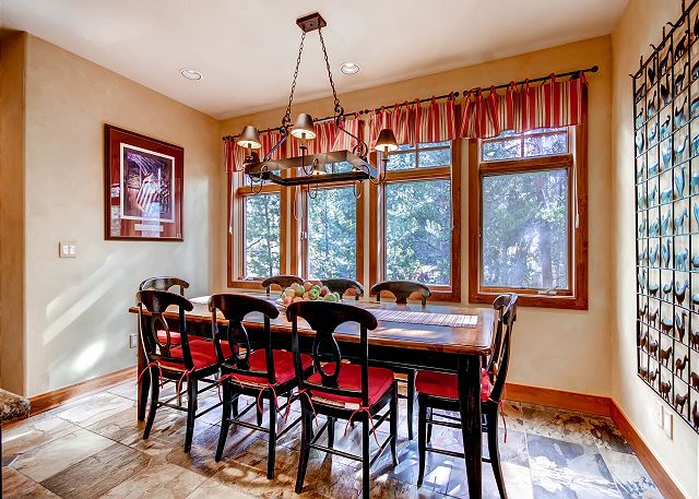 Breakfast Nook with seating for eight