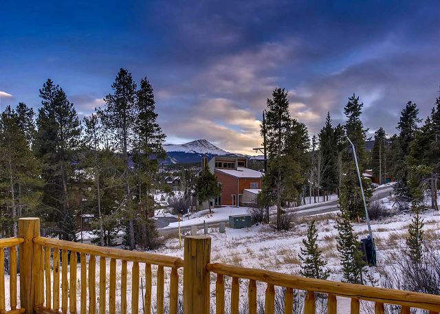 Sunset views of Baldy Mountain