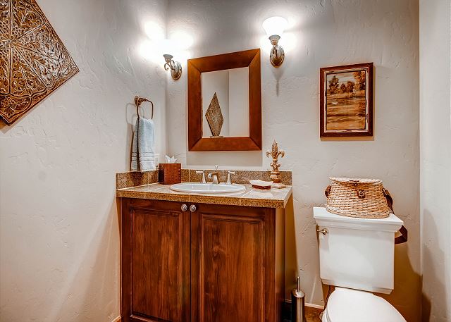 Powder Bath in Lower Level