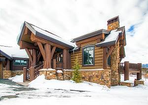 Exterior View with some snow!