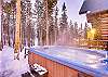 The warmth of a hot tub