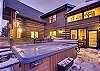 Private hot tub
