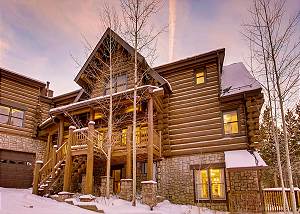 Looking up to front porch and garage