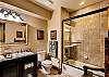 Hall Bath with 2 sinks and tub/shower combo