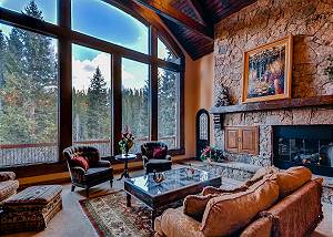 Great Room with Floor to Ceiling Windows