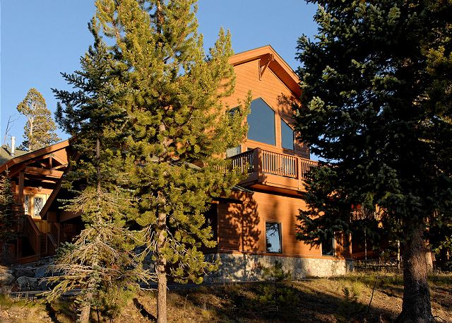 Exterior View as the Sun is Setting