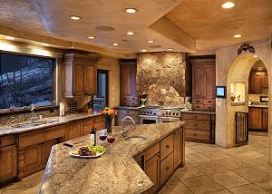 Spacious Gourmet Kitchen