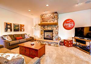 Lower level den