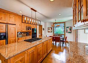 Fully stocked kitchen