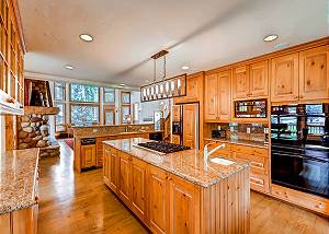 Spacious kitchen