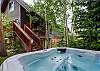 Private hot tub