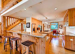 View into the Spacious Kitchen