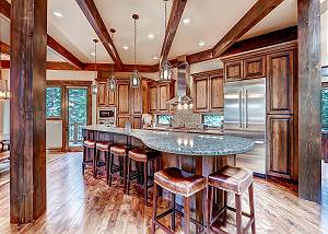 Expansive Gourmet Kitchen