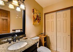 Powder Bath on Main Level of Raven's Bungalow