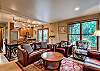 Living Area opens to Dining & Kitchen