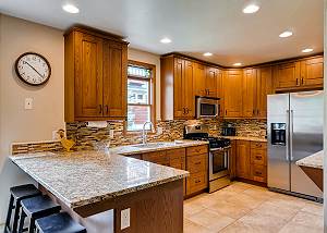 Kitchen in Raven's Bungalow
