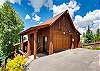 Exterior view of Raven's Call Chalet Garage